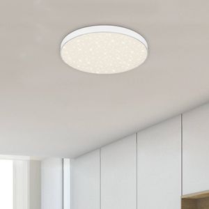 Briloner LED Star plafondlamp, Ø 28,7 cm, wit