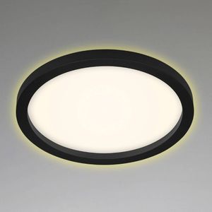 Briloner LED plafondlamp 7361, Ø 29 cm, zwart