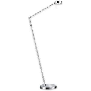 Knapstein LED-vloerlamp Elegance, 3-scharnieren, chroom