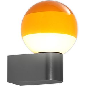 MARSET Dipping Light A1 LED wandlamp, oranje/grijs