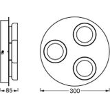 Plafondlamp - Modern - Wit - Metaal