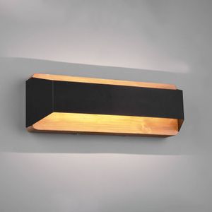 Trio Lighting Arino LED wandlamp, zwart, breedte 35,2 cm