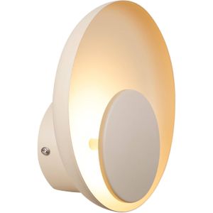 Nordlux LED wandlamp Marsi met kabel/stekker, beige