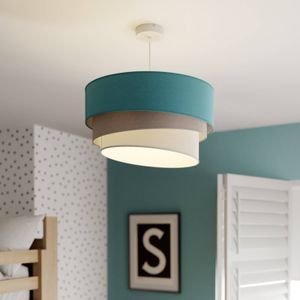 Duolla Hanglamp Pastell Trio turquoise/grijs/lichtgrijs