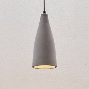 Lindby Betonnen hanglamp Sanne in industriële stijl