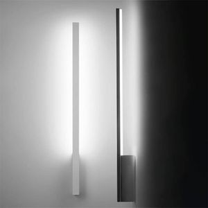Stilnovo Xilema W1 - minimalistische LED wandlamp, wit