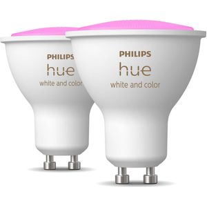 Philips Hue White & Color Ambiance 4,3W GU10 per 2