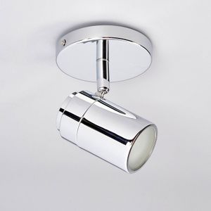 Lindby - Plafondlamp badkamer - 1licht - metaal - GU10 - chroom