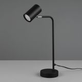 Trio Lighting Marley tafellamp, mat zwart