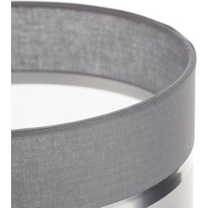 HELAM Kap Helen E27 Ø20/hoogte15cm grijs/zilver
