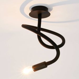 Eco-Light Plafondlamp In Love 1-lamp, zwart