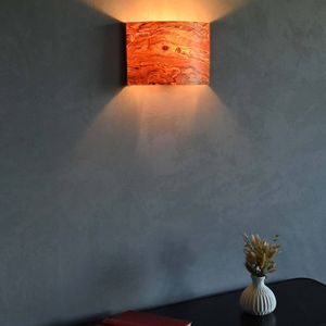 LeuchtNatur Cortex wandlamp olijf