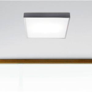 Pujol Iluminación Plafondlamp Apolo, IP44, 50 cm, chroom