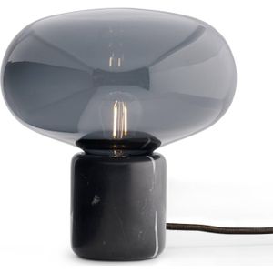 New Works Karl-Johan tafellamp, marmer/rookglas