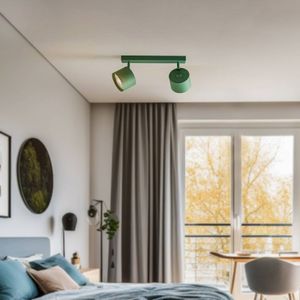 Argon Plafondspot Chloe verstelbaar 2-lamps, groen