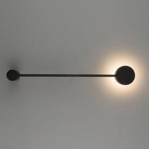 Nowodvorski Lighting Wandlamp Orbit I 40, zwart, 1-lamp