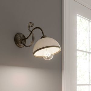 Luminex Wandlamp Antica in landhuisstijl, 1-lamp