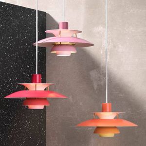 Louis Poulsen PH 5 Mini - Deense designer hanglamp, rood