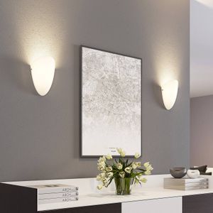 Lucande Amalia wandlamp met mooie glas-kap