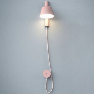 Prandina Bima W1 USB LED wandlamp, roze
