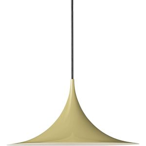 Gubi hanglamp Semi, Ø 30 cm, venkelzaad crème glanzend