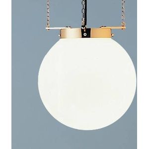 TECNOLUMEN Hanglamp in Bauhaus-stijl, messing, 35 cm