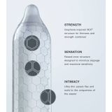 LELO HEX XL Respect Condooms - 3 stuks