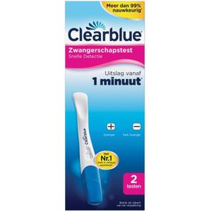 ClearBlue Zwangerschapstest Snelle Detectie 2 testen