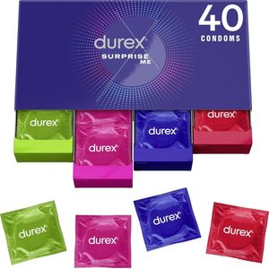 Durex Surprise Me - 40 Condooms In Ladendoosje ladendoosje