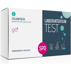 SOApoli Chlamydia Test - Professionele Laboratoriumtest Test voor vagina, keel of anus