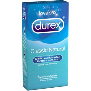 Durex Classic Natural Condooms 6 stuks