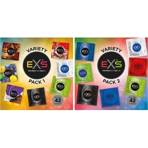 EXS Big Variety Pack - Assortiment Met 90 Condooms In 11 Varianten