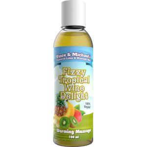Swede Vince & Michael's Fizzy Tropical Wine Delight Flavored Warming Massage Lotion (150ml)