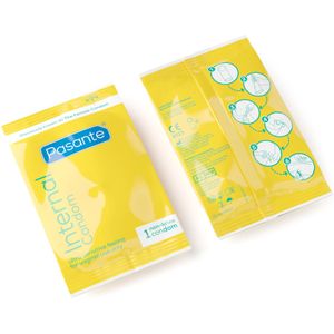Pasante Internal Condom - Vrouwencondoom Latexvrij 6 stuks