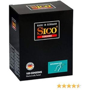 Sico Spermicide Condooms - Zaaddodend Glijmiddel 120 stuks (10 x 12)