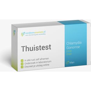 Condoom Anoniem Chlamydia En Gonorroe Test - Professionele Laboratoriumtest man - urine, anaal, oraal