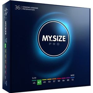 MySize PRO 47mm - Smallere Condooms 36 stuks