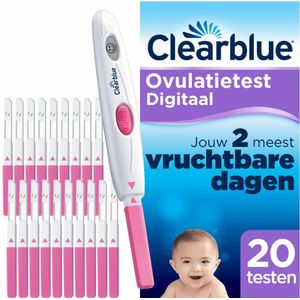 ClearBlue Ovulatietest - Digitale Houder En 20 Testen