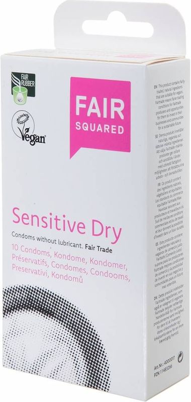 Fair Squared Sensitive Dry Eco Condooms Zonder Glijmiddel 10 stuks kopen?  Vergelijk de beste prijs op beslist.nl