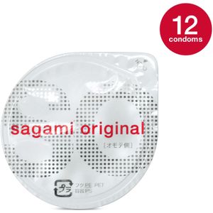 Sagami Original 0.02 - Ultradunne Latexvrije Condooms 12 stuks (zonder doosje)