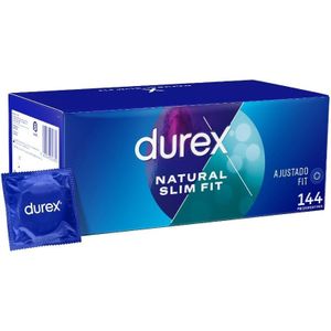 Durex Slim Fit (Basic) Condooms 144 stuks (grootverpakking)