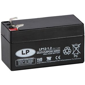 Landport LP12-1.2 VRLA AGM Loodaccu (12V, 1.2 Ah, T1 terminal)