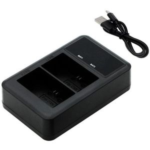 Canon LC-E6E / 3349B001 USB dubbellader (8.4V, 0.6A, 123accu huismerk)