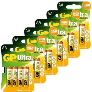 GP Ultra AA / MN1500 / LR06 Alkaline Batterij 24 stuks