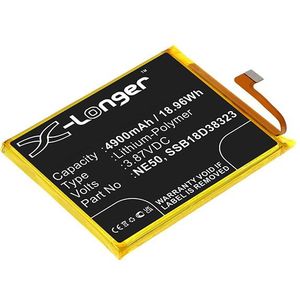 Motorola NE50 / SSB18D38323 accu (4900 mAh, 123accu huismerk)