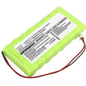 Visonic 0-9912-G / 103-300672 / GP180AAH8BMX accu (2000 mAh, 123accu huismerk)