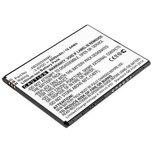 Philips AB3000IWMC accu (3.8 V, 2800 mAh, 123accu huismerk)