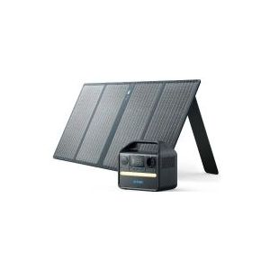 Anker 521 PowerHouse Power Station + 625 Solar Panel  (256Wh / 200W / 450W Piek)
