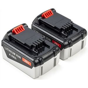 Startset: 2x Black & Decker BL4018-XJ / BL4018 accu's (18 V, 4.0 Ah, 123accu huismerk)