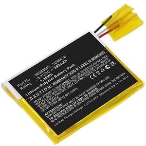 SanDisk SDMX26 / 363830PL accu (350 mAh, 123accu huismerk)